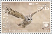 [Birds of the World - Owls - White Frame, type AAI]