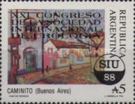[The 21st International Urological Society Congress - Overprinted "XXI CONGRESO DE LA SOCIEDAD INTERNACIONAL DE UROLOGIA", type BJX1]