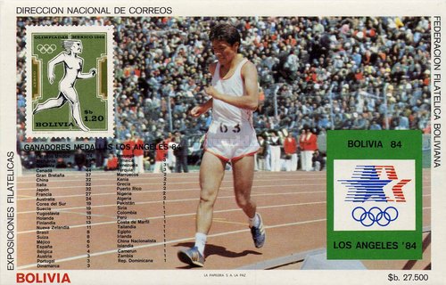[Olympic Games - Los Angeles '84, USA - Medal Table, type ZAL]