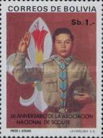 [The 60th Anniversary of the Bolivian Boy Scouts, type UU]