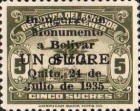 [Airmail - Unveiling of Bolivar Monument, Quito - Overprinted "INAUGURACION MONUMENTO A BOLIVAR QUITO, 24 DE JULIO DE 1935" - On Official Stamps of 1929, type JH]