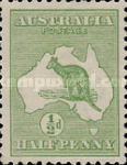 [Definitive Issues - Kangaroo and Map, type A]