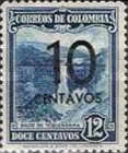 [Previous Issues Surcharged, type KV]