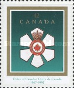 [The 25th Anniversary of the Order of Canada and Daniel Roland Michener (Former Governor-General) Commermoration, type AUR]