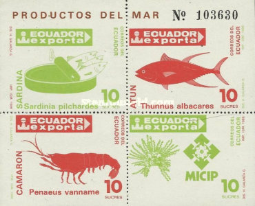 [Exports - Seafoods, type ]