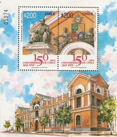 [The 150th Anniversary of University of Chile, type ]