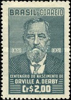 [The 100th Anniversary of the Birth of Orville Derby, 1851-1915, type ABH]