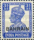 [Postage Stamps of India Overprinted "BAHRAIN", type D8]