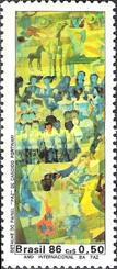 [International Peace Year, type CDT]