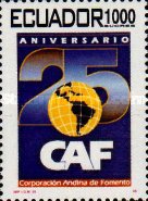 [The 25th Anniversary of Andean Development Corporation, type CGK]