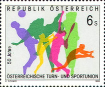 [The 50th Anniversary of the Austrian Gymnastics and Athletics Union, type BMF]