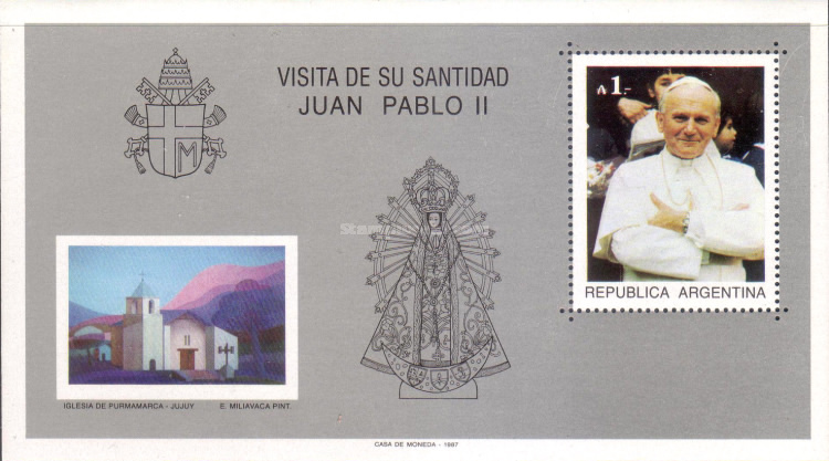 [The Second Visit of Pope John Paul II, type ]