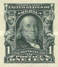 [Benjamin Franklin - Imperforated, type CY1]