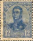 [General San Martin - Watermark 3,4 or Unwatermarked, type BK9]
