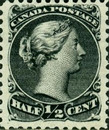 [Queen Victoria - Size: No. 1-1C 17 x 21 mm, No. 2-3a: 20 x 24mm. For Earlier Issues, see British Canada, type A2]