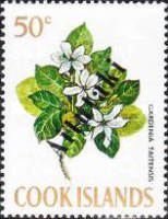 [Cook Islands Postage Stamps Overprinted "Aitatuki" in Black, type AD]