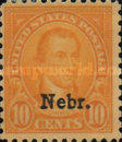 [Overprinted "Nebr." - Rotary Press Printing, type HK]