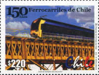 [The 150th Anniversary of Chilean Railways, type BOS]