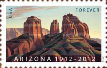 [The 100th Anniversary of Arizona Statehood - Self-Adhesive Stamp (45 cents), type FYT]