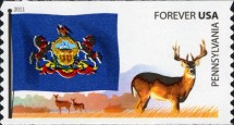[Flags - Self-Adhesive Stamps (44 cents), type FWM]