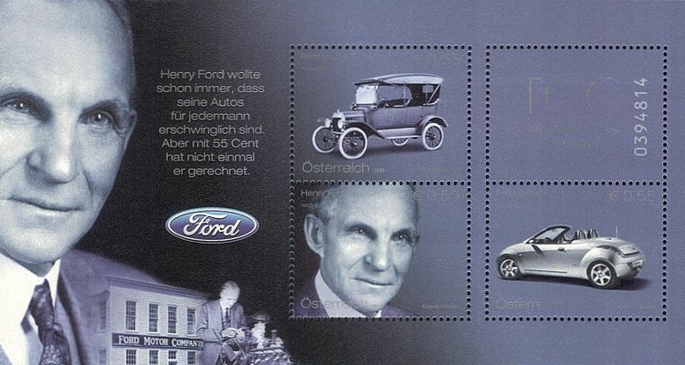 [The 100th Anniversary of Ford Cars, type ]