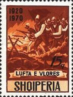 [The 50th Anniversary of the Vlora Wars, type AJM]