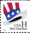 ["H" Stamp - First Class rate (33 cents), type DCQ2]