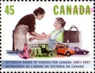 [The 100th Anniversary of the Victorian Order of Nurses, type BFU]