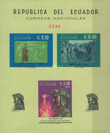 [Airmail - The 700th Anniversary of the Birth of Dante & the 400th Anniversary of the Birth of Galilei, type ]