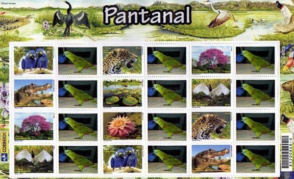 [Flora and Fauna of Patanal - Personalized Stamps, type ]
