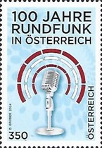 [The 100th Anniversay of Radio Broadcasting in Austria, type EDJ]