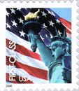[Lady Liberty & Flag - Self-Adhesive Booklet Stamps (39 cents), type ESY6]