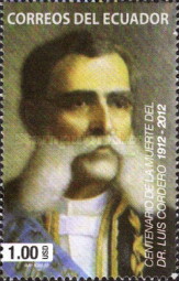 [The 100th Anniversary of the Death of Dr. Crespo Luis Cordero, 1833-1912, type DVB]