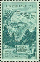 [The 25th Anniversary of the Mount Rushmore Memorial, type RX]