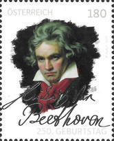 [The 250th Anniversary of the Death of Ludwig van Beethoven, 1770-1827, type DTQ]
