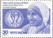 [Award of 1979 Nobel Peace Prize to Mother Teresa, type YI]