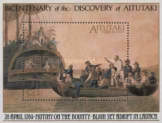 [The 200th Anniversary of the Discovery of Aitutaki by Captain Bligh, type ]