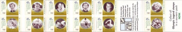 [Olympic Legends - Self-adhesive, type BCZ1]