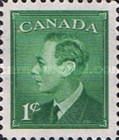 [King George VI As Previous Without Inscription "POSTES POSTAGE", type EO]