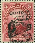 [Opening of Quito-Esmeraldas Railway - Issues of 1915 Overprinted "QUITO 1926 ESMERALDAS" and Train, type FS]