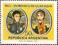 [San Martin's Farewell to the People of Peru, type AFN]