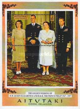 [The 50th Anniversary of the Wedding of Queen Elizabeth II and Prince Philip, type ]