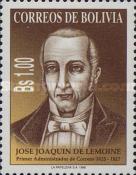 [The 220th Anniversary of the Birth of Jose Joaquin de Lemoine, First Postal Administrator, type ARY]