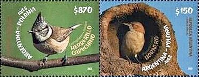 [The 100th Anniversary of Diplomatic Relations with Poland - Aves, type ]