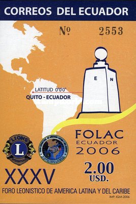 [The 3rd Lions International Forum of Latin America over the Caribbean, type XDK]