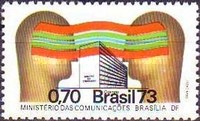 [Inauguration of the Ministry of Communications Building, Brasilia, type AYG]