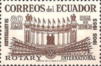 [Airmail - The 50th Anniversary of Rotary International, type ADN]