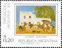 [International Stamp Exhibition "ARGENTINA '85" - Paintings, type BDL]