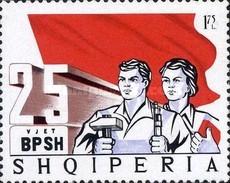 [The 25th Anniversary of Albanian Labour Unions, type AIG1]