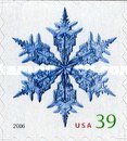 [Holiday Snowflakes - Self-Adhesive - Denomination Level with the "2006" Inscription, type FAE2]